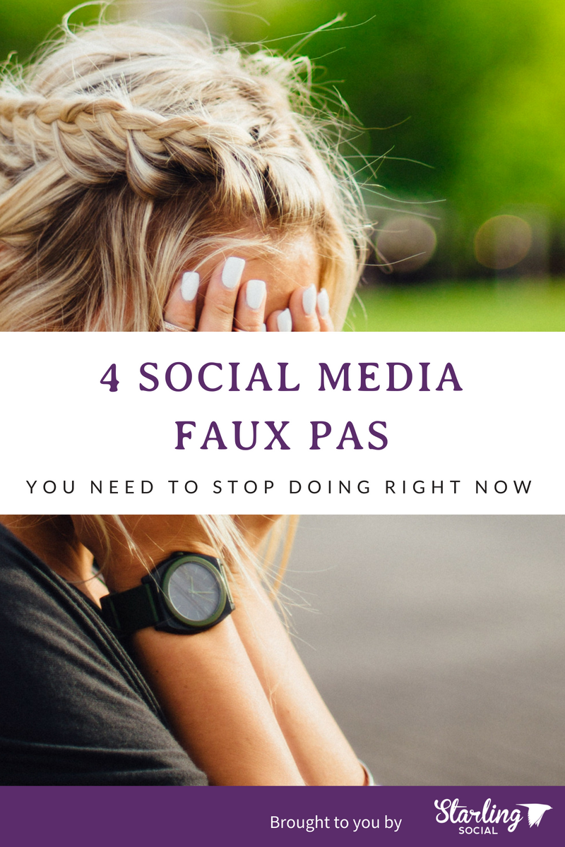 social faux pas meaning